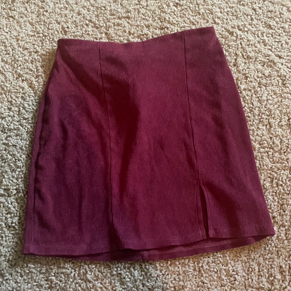 blue blush mini skirt